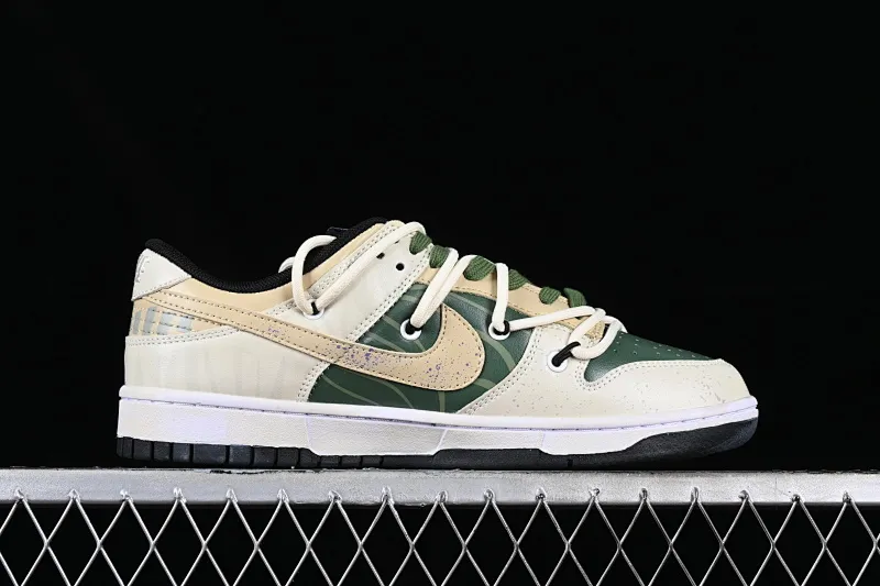All Categories Nk SB Dunk Series Nk SB Dunk Low Low-top sneakers Nk Dunk Low Panda Prank-Jungle Crossing Mishan Genno SB strappy low-top casual sneakers DV0831-002